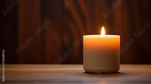 glow lighting candle