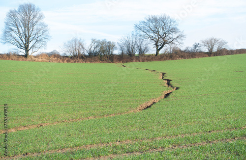 erosion on field