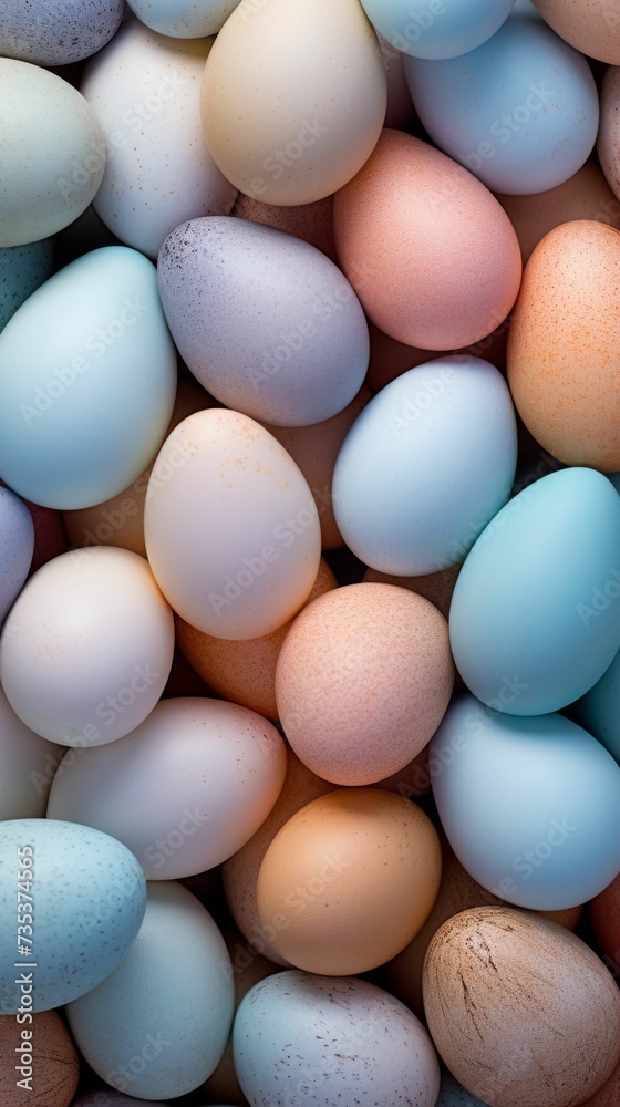 Close-Up of a Bunch of Eggs Close-Up of a Bunch of Eggs