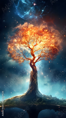 world tree under fire