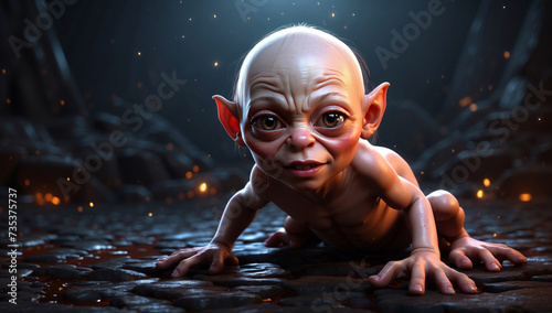 A little troll baby photo
