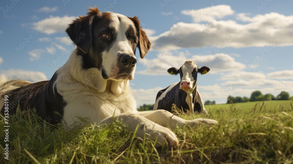breed dog and cow