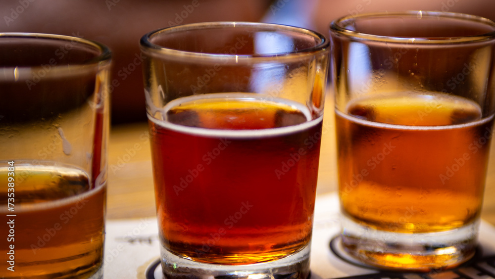 Trio of beer tastings Trio of beer tastings