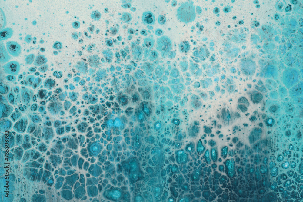 Abstract flow acrylic and watercolor pour marble painting blot. Color blue, beige, white drop smoke texture background. Abstract flow acrylic and watercolor pour marble painting blot. Color blue, beige, white drop smoke texture background.