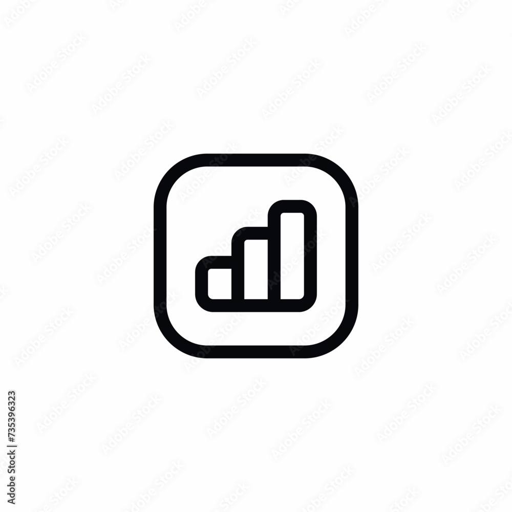 Network Signal Volume Level Chart Vector Icon Sign Symbol Network Signal Volume Level Chart Vector Icon Sign Symbol