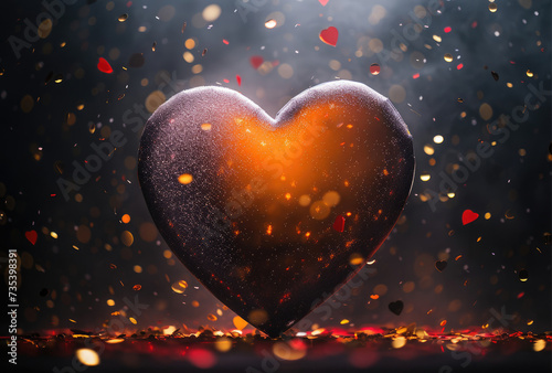 Heart-Shaped Object on Table