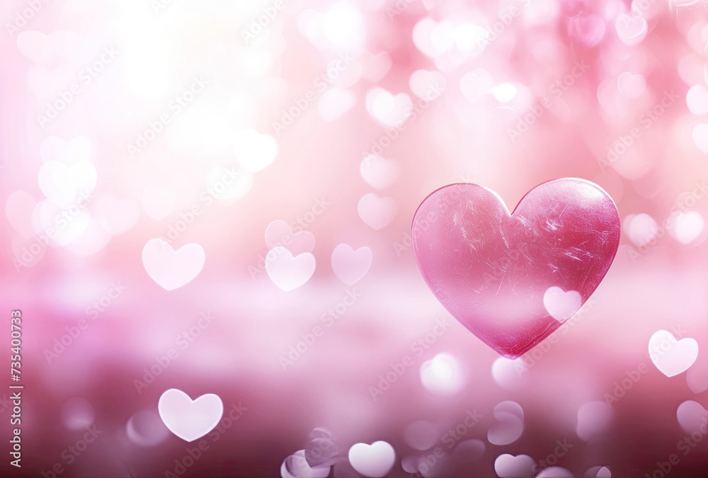 Floating Heart-Shaped Object Floating Heart-Shaped Object