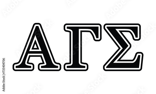 Alpha Kappa Lambda greek letter, ΑΚΛ greek letters, ΑΚΛ photo