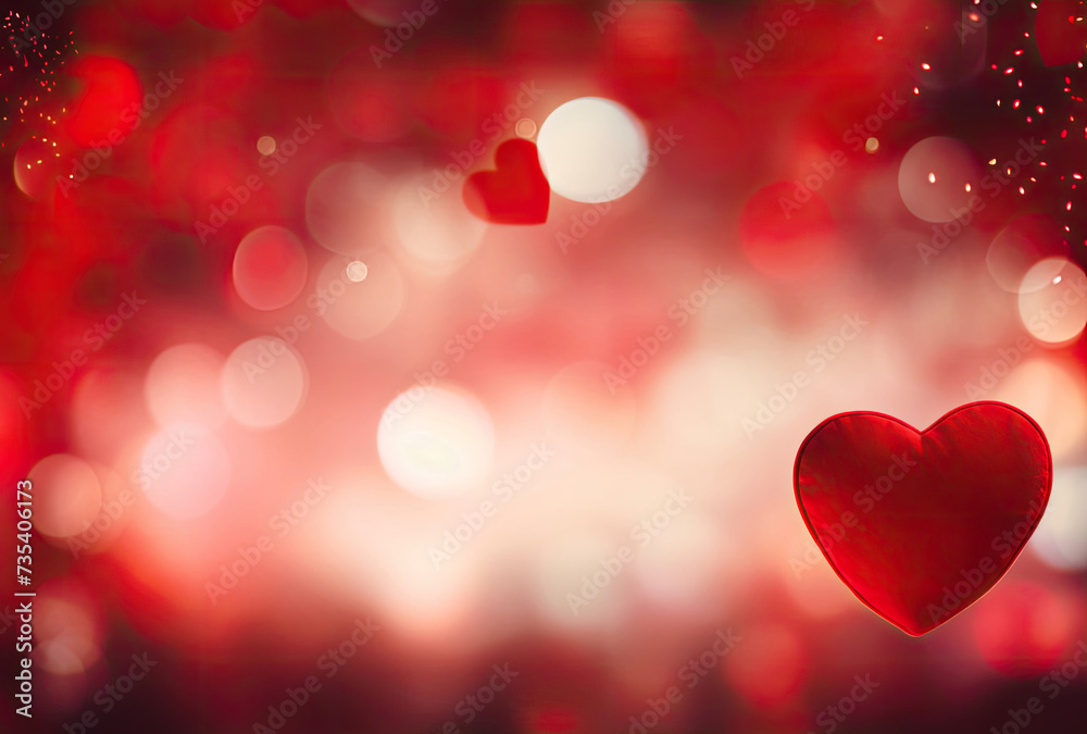 Red Heart Hanging From a String Red Heart Hanging From a String