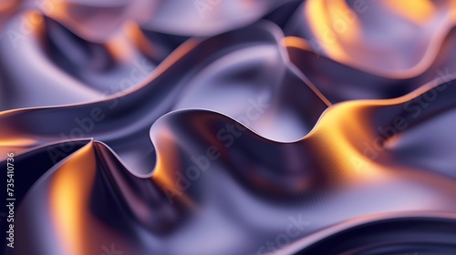 colorful glowing bright contrast curved waves. Beautiful abstract background.