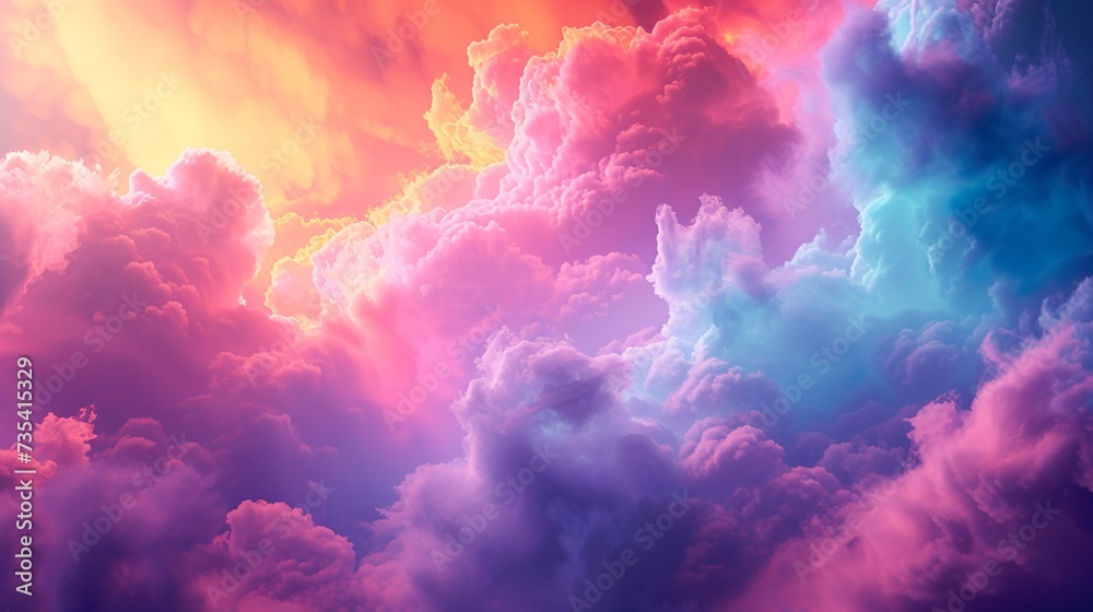 3d render Colorful blue and pink smoke clouds in muted tones flowing in water on grey background 3d render Colorful blue and pink smoke clouds in muted tones flowing in water on grey background