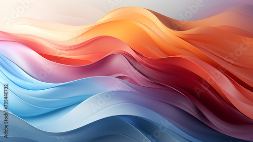 colorful waves abstract background