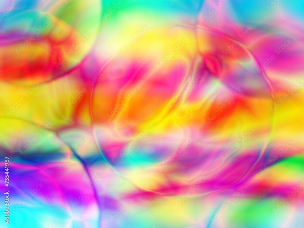 colorful gradient bubbles and background