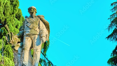 Monument to Vittorio Emanuele II in Vicenza, Italy photo