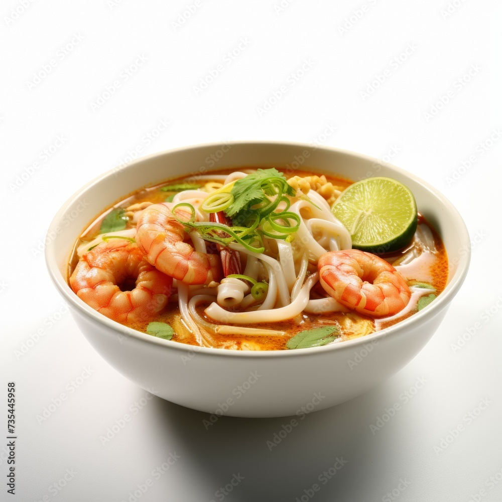 laksa soup closeup