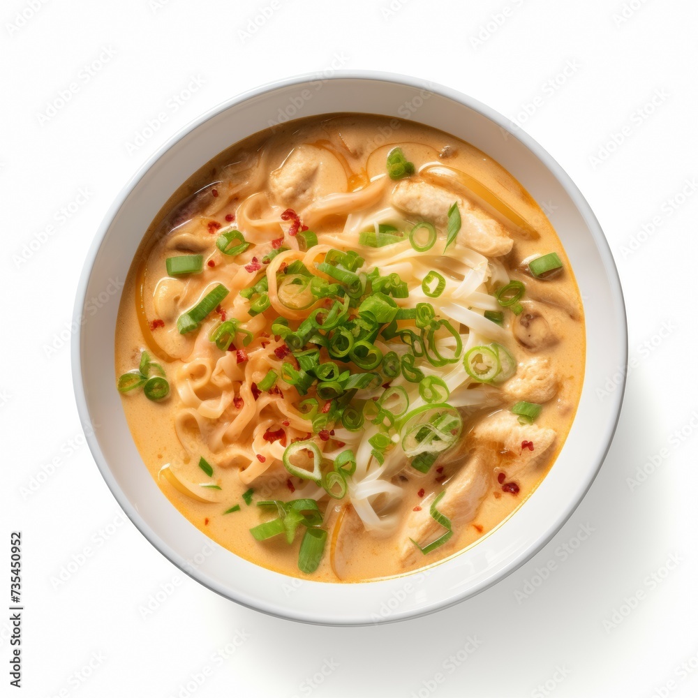 laksa soup closeup