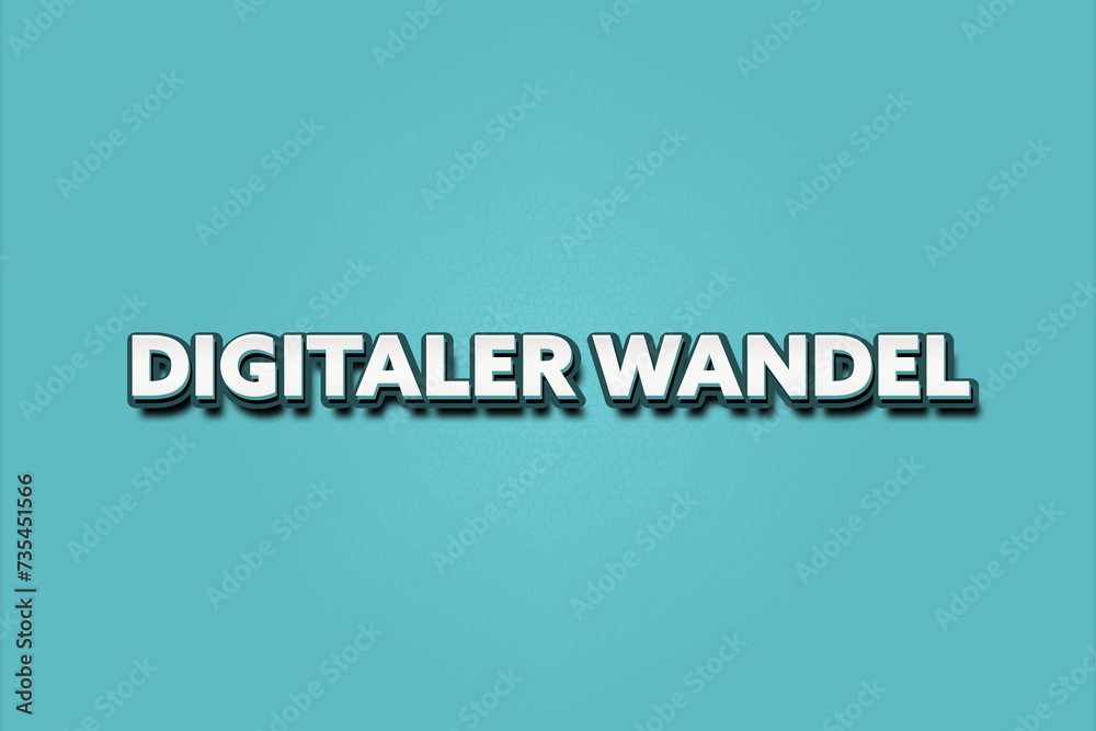 Digitaler Wandel. Eine schwarze Tafel mit weissem Text. Illustration mit Grunge Textstil. Digitaler Wandel. Eine schwarze Tafel mit weissem Text. Illustration mit Grunge Textstil.
