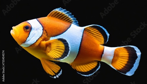 clown fish amphiprion ocellaris png masked background