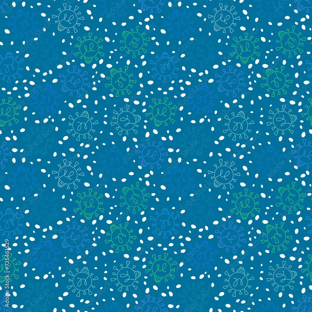 Abstract illumination seamless light bulbs pattern for wrapping paper and fabrics and kids print and school accessories Abstract illumination seamless light bulbs pattern for wrapping paper and fabrics and kids print and school accessories
