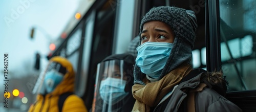 A Young Man Wearing a Protective Mask During a Pandemic Outbreak