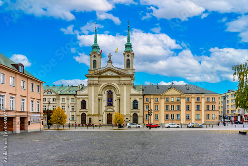 Garrison Church located in Warsaw historic center of Poland's capital as in October 2023.