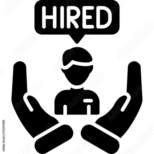 Hired Icon