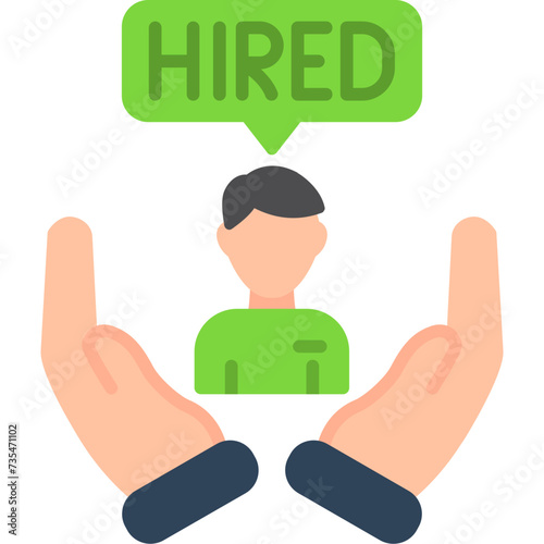 Hired Icon