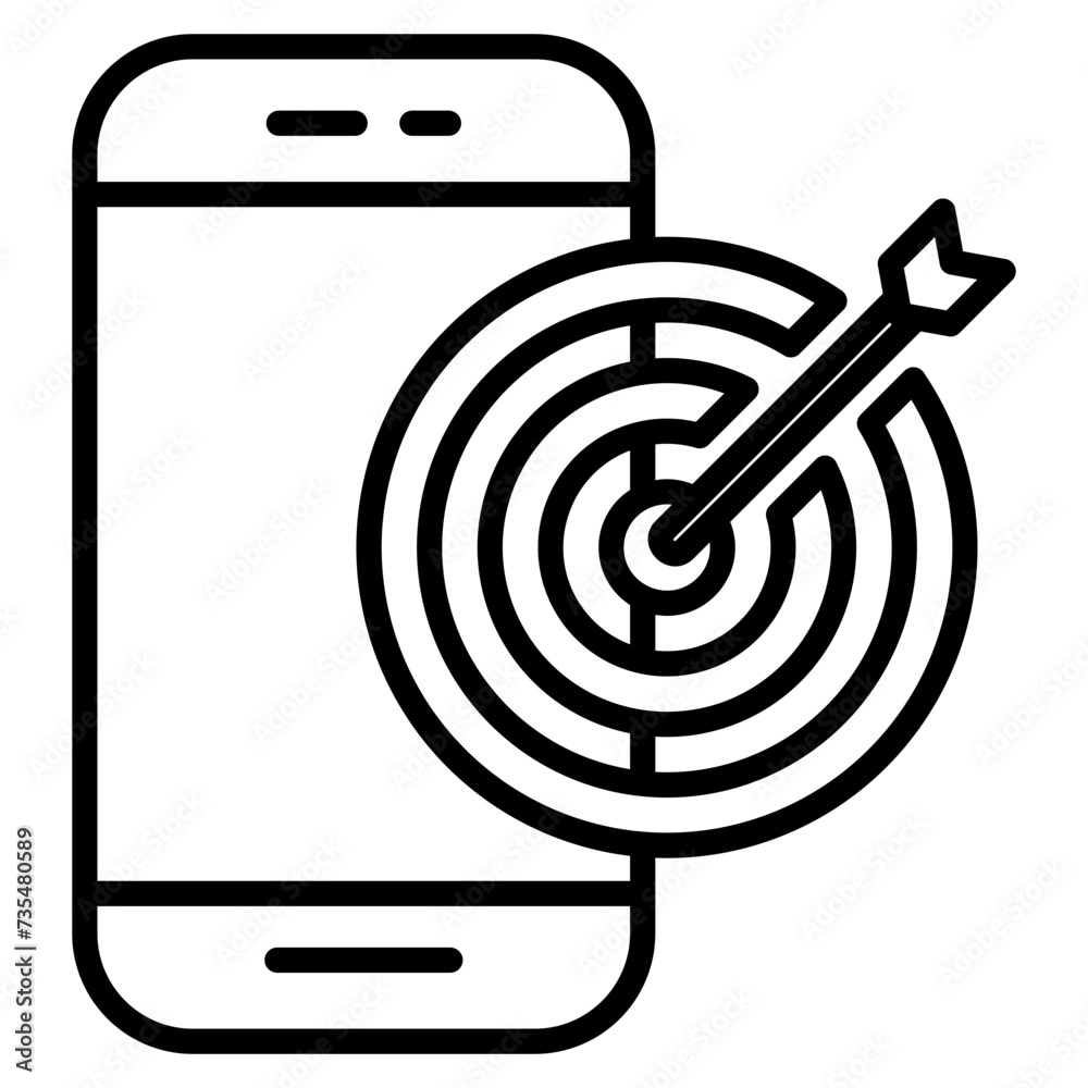 Mobile Marketing Icon