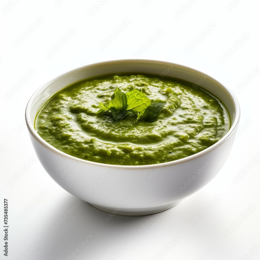 palak soup closeup palak soup closeup
