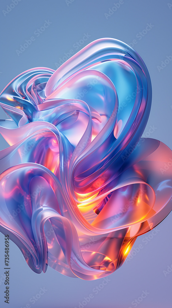 Fototapeta premium abstract background with waves