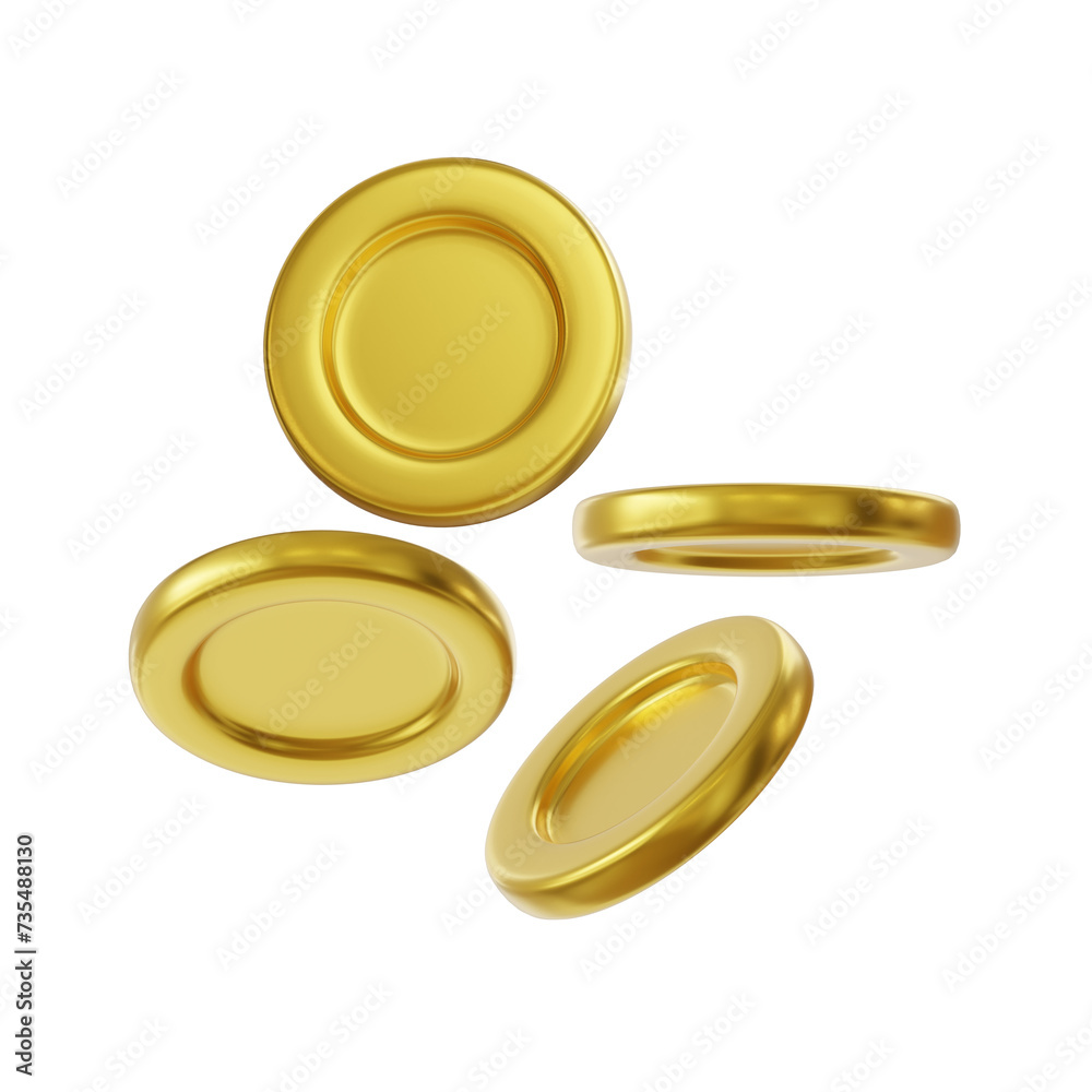 Coins 3D Image Coins 3D Image