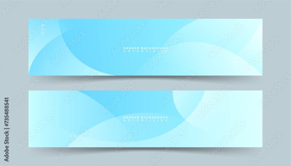 Banner background template, blue gradient, set collection, simple design. Colorful. Vector , eps 10 Banner background template, blue gradient, set collection, simple design. Colorful. Vector , eps 10