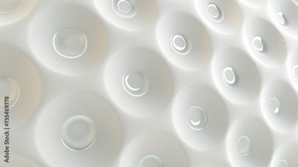 A close-up depiction of a golf ball rendered in vector format A close-up depiction of a golf ball rendered in vector format