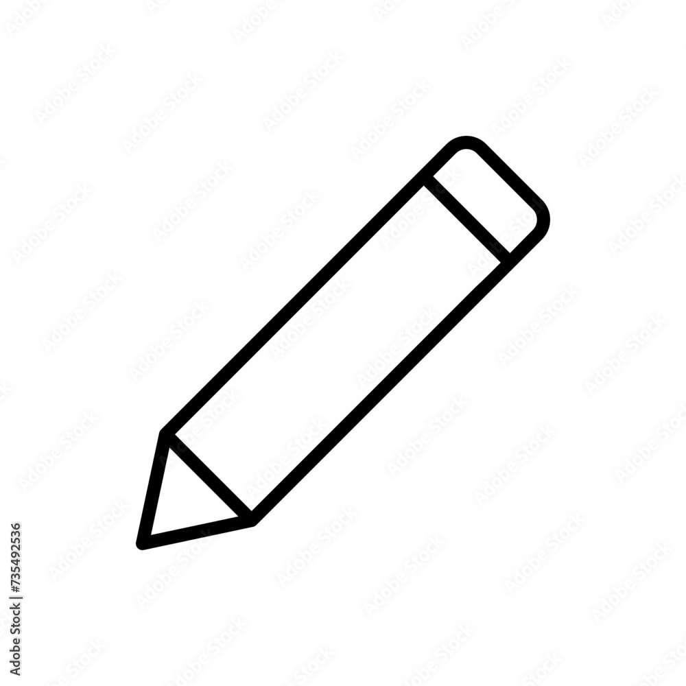 Pencil icon vector. pen symbol. edit icon vector Pencil icon vector. pen symbol. edit icon vector