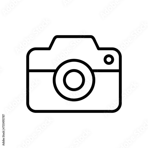 Camera icon vector. photo camera icon. camera photography icon.