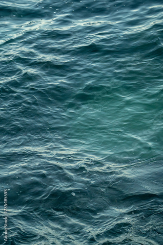 Fototapeta Naklejka Na Ścianę i Meble -  Blue ocean sea texture photo print 