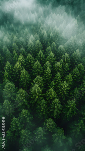 Foggy forest  Foggy forest background  for social networks 
