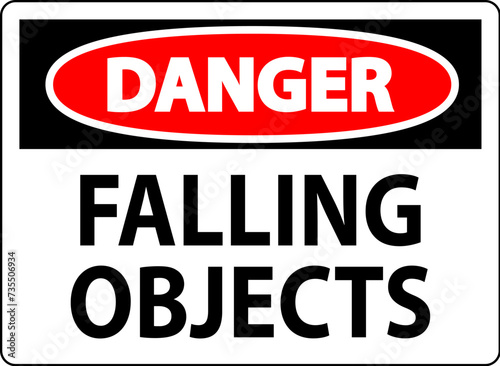 Danger Sign  Falling Objects