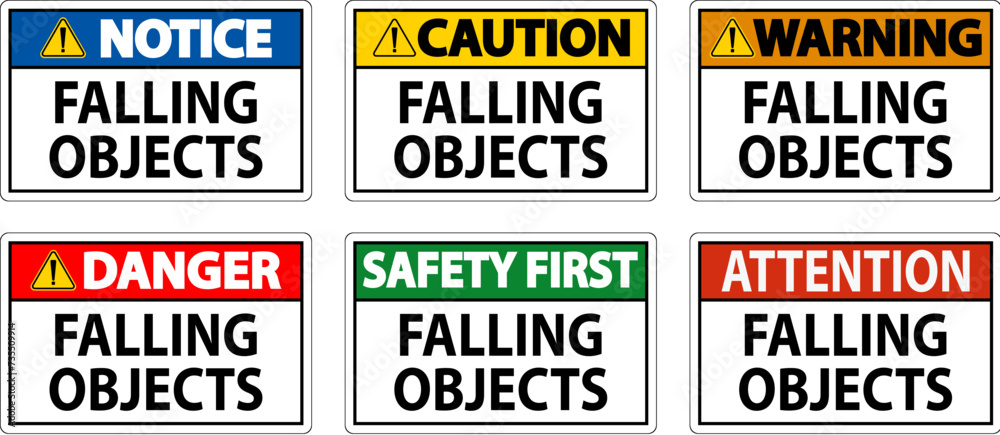 Danger Sign, Falling Objects
