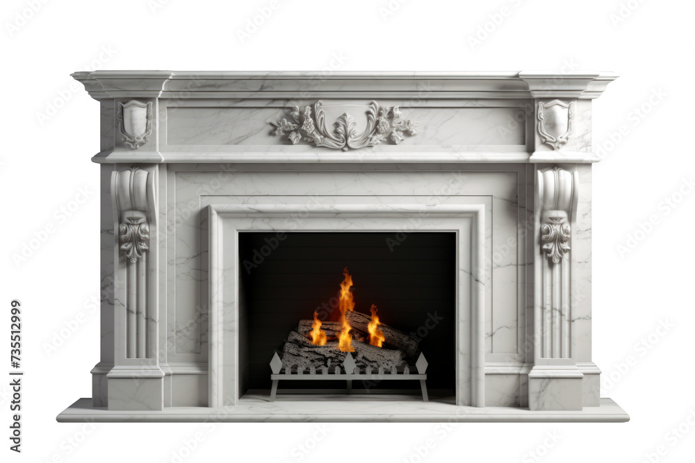 Furnace, White Marble furnace isolated, alpha layer. Transparent Furnace, White Marble furnace isolated, alpha layer. Transparent