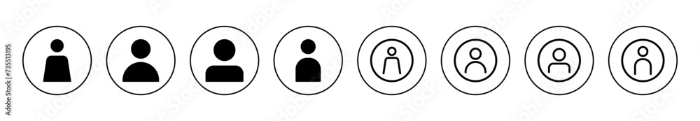 User Icon set vector. person sign and symbol. people icon. User Icon set vector. person sign and symbol. people icon.