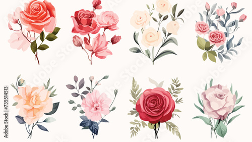 Beautiful Flower Collection of Posters with Roses © Quintessa
