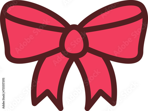 Red Ribbon Bow