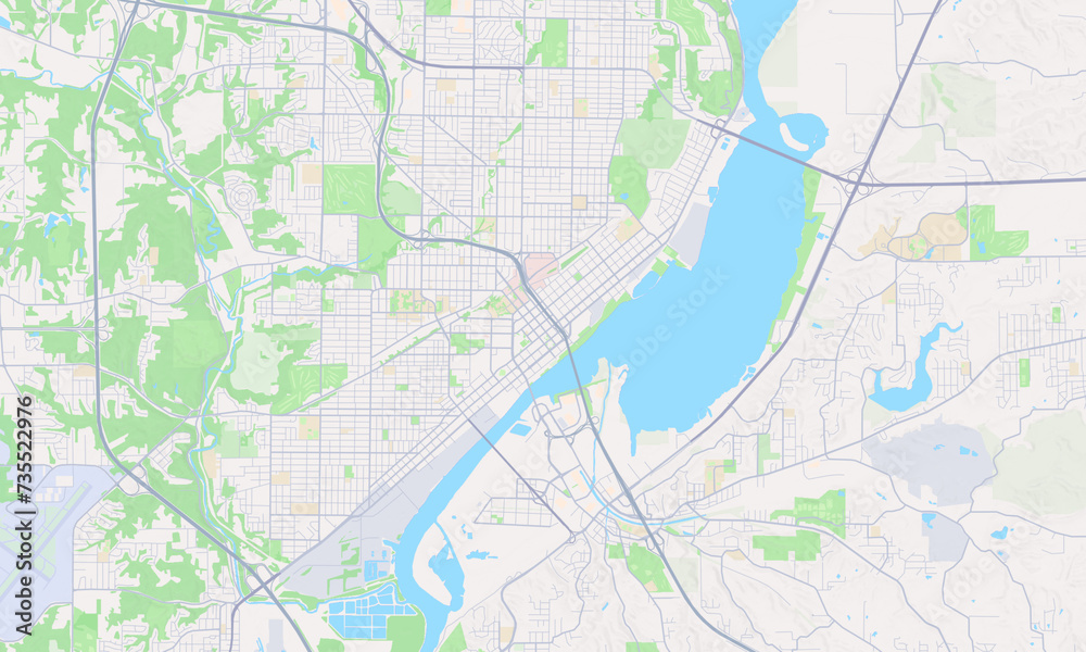 Peoria Illinois Map, Detailed Map of Peoria Illinois