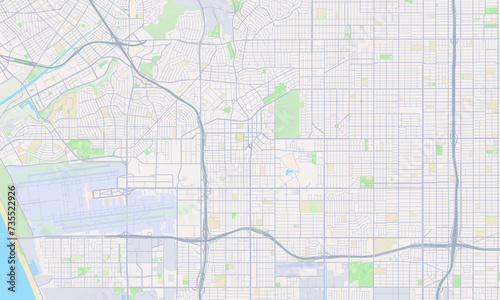 Inglewood California Map, Detailed Map of Inglewood California photo