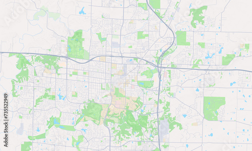 Columbia Missouri Map, Detailed Map of Columbia Missouri