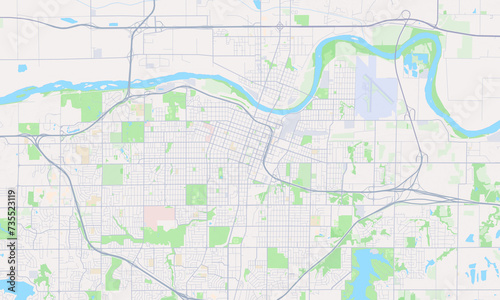 Topeka Kansas Map, Detailed Map of Topeka Kansas