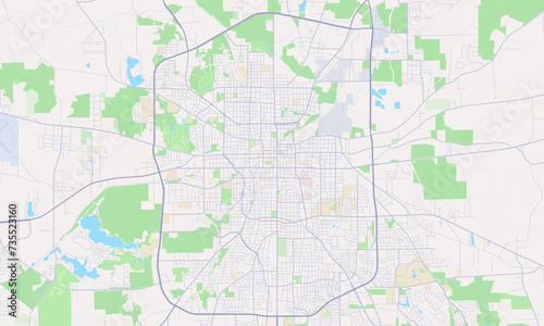 Tyler Texas Map, Detailed Map of Tyler Texas