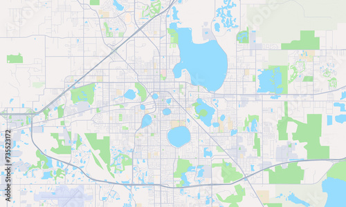 Lakeland Florida Map, Detailed Map of Lakeland Florida photo