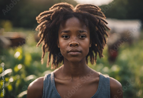 Mulher jovem moradora e trabalhadora do campo